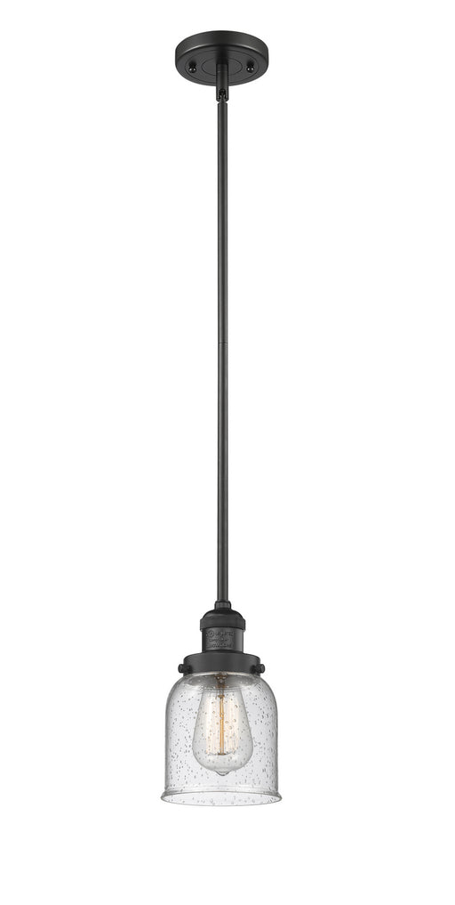 Innovations - 201S-BK-G54-LED - LED Mini Pendant - Franklin Restoration - Matte Black