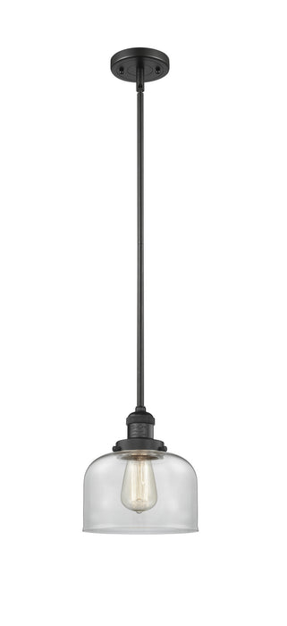 Innovations - 201S-BK-G72-LED - LED Mini Pendant - Franklin Restoration - Matte Black