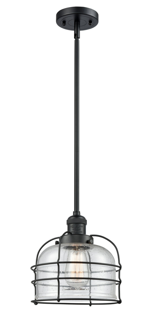 Innovations - 201S-BK-G74-CE - One Light Mini Pendant - Franklin Restoration - Matte Black