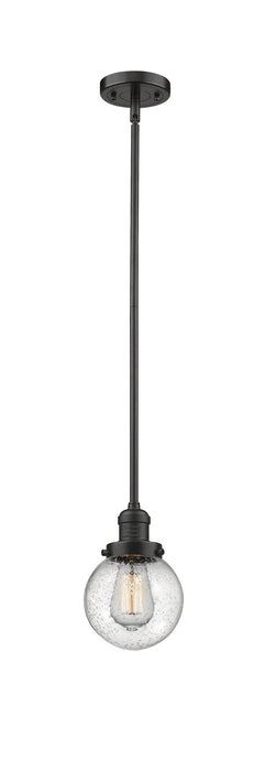 Innovations - 201S-OB-G204-6 - One Light Mini Pendant - Franklin Restoration - Oil Rubbed Bronze