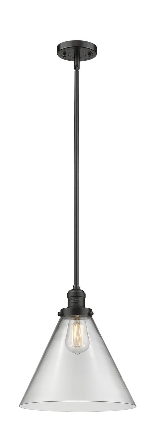 Innovations - 201S-OB-G42-L - One Light Mini Pendant - Franklin Restoration - Oil Rubbed Bronze