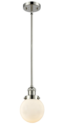 Franklin Restoration One Light Mini Pendant Polished Nickel