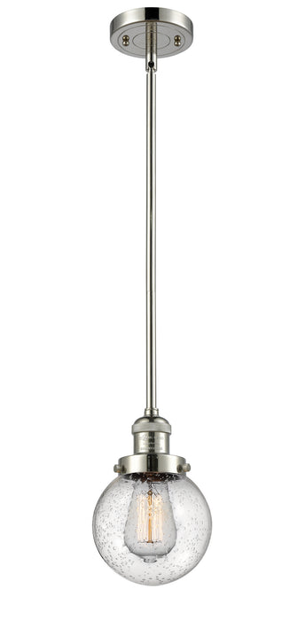 Innovations - 201S-PN-G204-6 - One Light Mini Pendant - Franklin Restoration - Polished Nickel