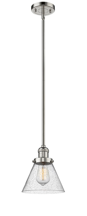 Innovations - 201S-PN-G44 - One Light Mini Pendant - Franklin Restoration - Polished Nickel