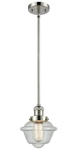 Franklin Restoration One Light Mini Pendant Polished Nickel