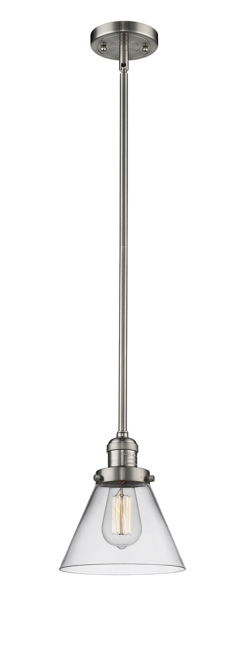 Innovations - 201S-SN-G42-LED - LED Mini Pendant - Franklin Restoration - Brushed Satin Nickel