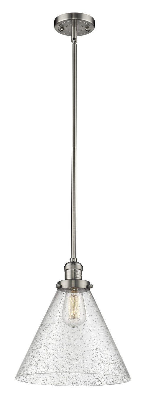 Innovations - 201S-SN-G44-L-LED - LED Mini Pendant - Franklin Restoration - Brushed Satin Nickel