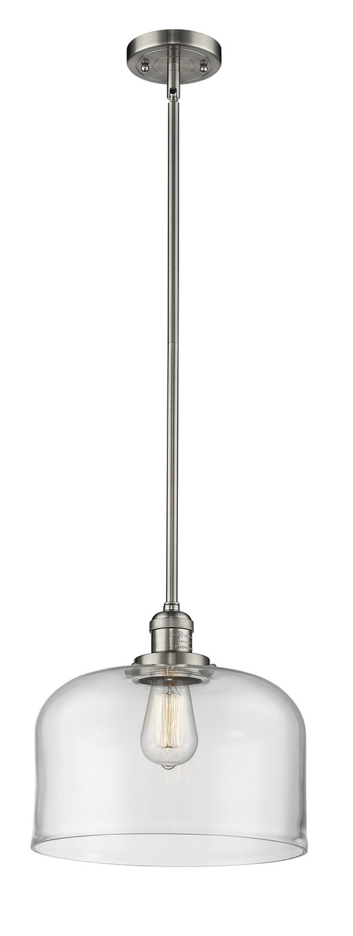 Innovations - 201S-SN-G72-L-LED - LED Mini Pendant - Franklin Restoration - Brushed Satin Nickel