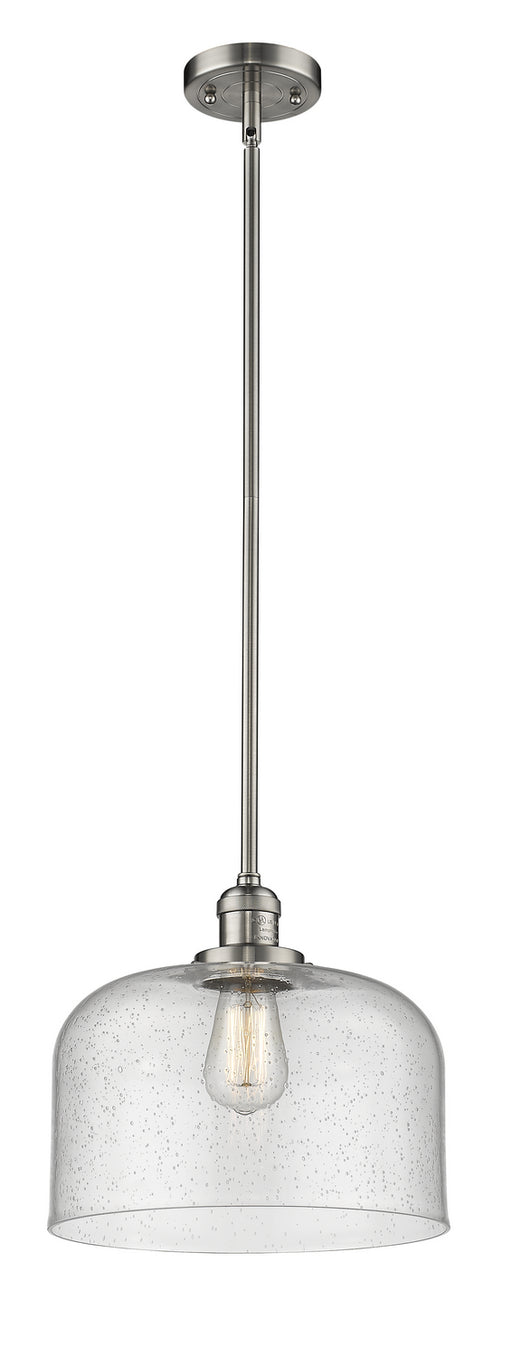 Innovations - 201S-SN-G74-L-LED - LED Mini Pendant - Franklin Restoration - Brushed Satin Nickel