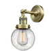Innovations - 203-AB-G204-6 - One Light Wall Sconce - Franklin Restoration - Antique Brass