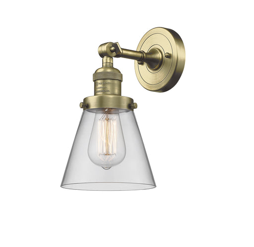 Innovations - 203-AB-G62 - One Light Wall Sconce - Franklin Restoration - Antique Brass
