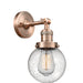 Innovations - 203-AC-G204-6 - One Light Wall Sconce - Franklin Restoration - Antique Copper