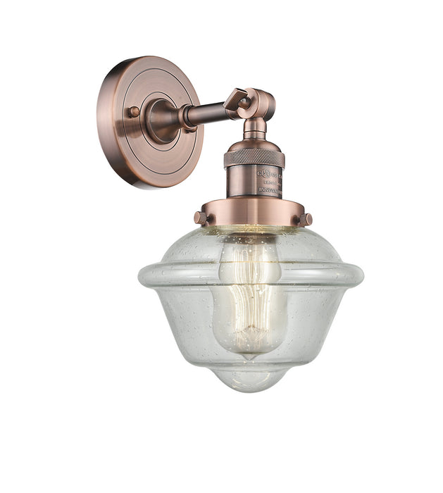 Innovations - 203-AC-G534-LED - LED Wall Sconce - Franklin Restoration - Antique Copper