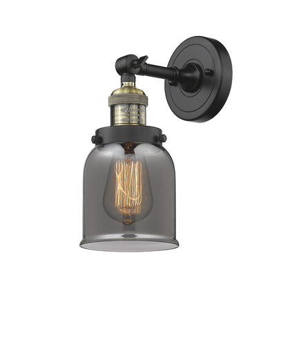 Franklin Restoration LED Wall Sconce Black Antique Brass