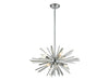 Avenue Lighting - HF8201-CH - Six Light Chandelier - Palisades Ave. - Chrome With Clear Glass
