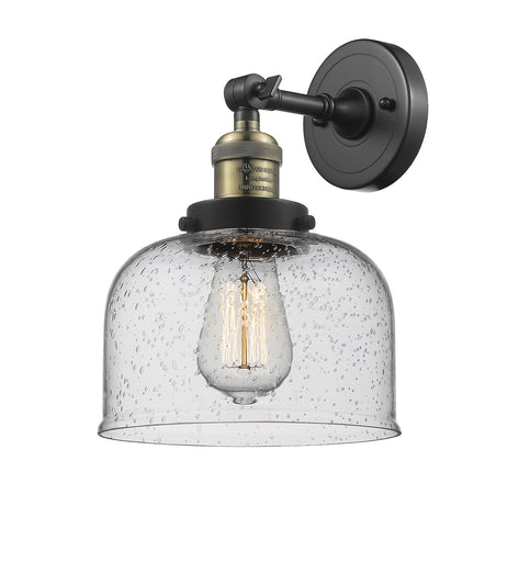 Franklin Restoration LED Wall Sconce Black Antique Brass