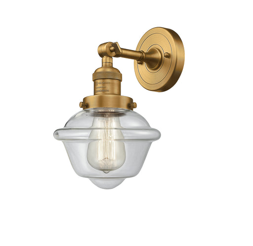 Franklin Restoration One Light Wall Sconce Brushed Brass