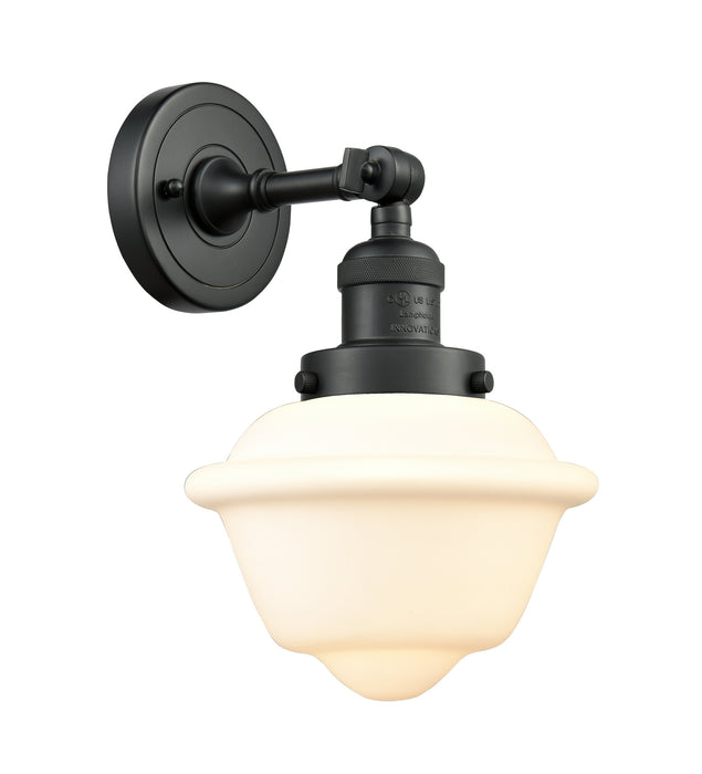 Innovations - 203-BK-G531 - One Light Wall Sconce - Franklin Restoration - Matte Black