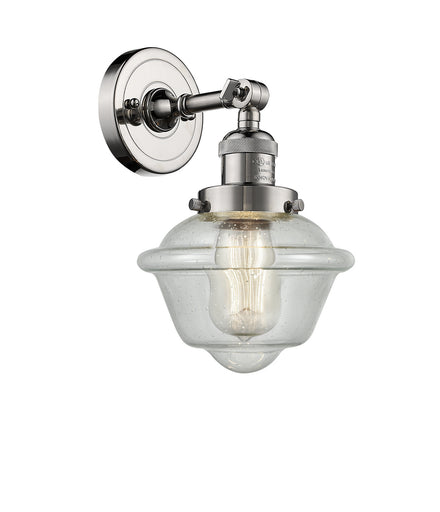 Franklin Restoration One Light Wall Sconce Polished Nickel