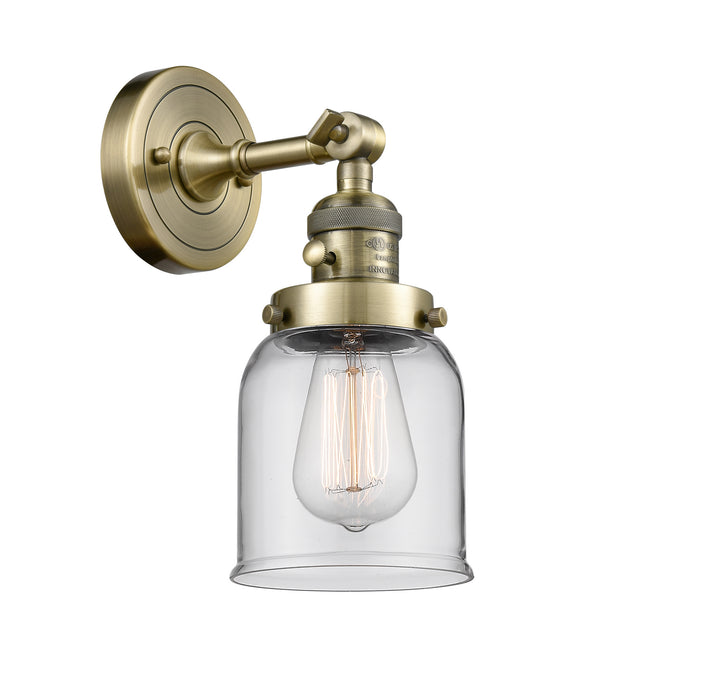 Innovations - 203SW-AB-G52 - One Light Wall Sconce - Franklin Restoration - Antique Brass
