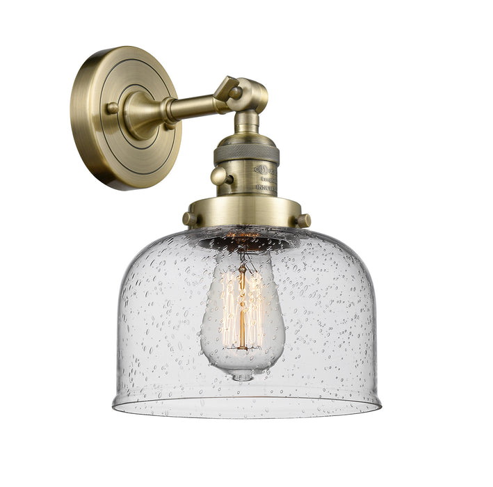 Innovations - 203SW-AB-G74 - One Light Wall Sconce - Franklin Restoration - Antique Brass