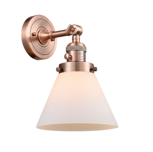 Innovations - 203SW-AC-G41 - One Light Wall Sconce - Franklin Restoration - Antique Copper