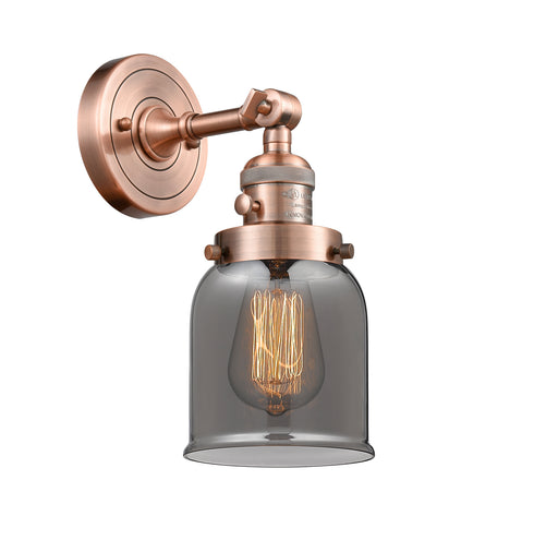 Innovations - 203SW-AC-G53 - One Light Wall Sconce - Franklin Restoration - Antique Copper