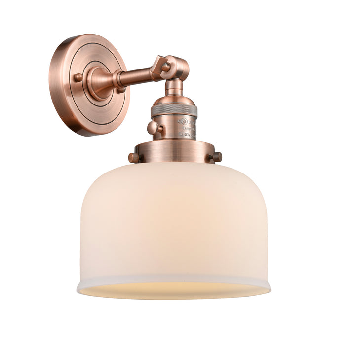 Innovations - 203SW-AC-G71 - One Light Wall Sconce - Franklin Restoration - Antique Copper