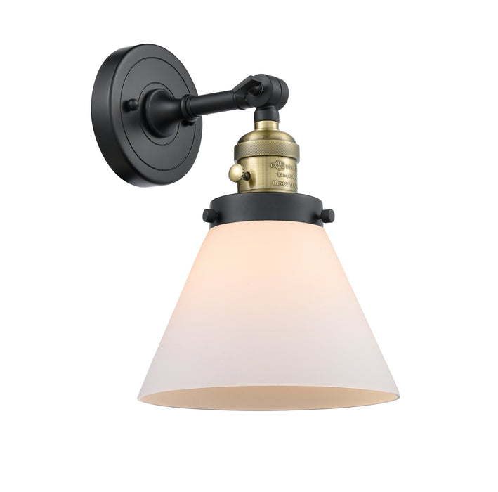 Innovations - 203SW-BAB-G41 - One Light Wall Sconce - Franklin Restoration - Black Antique Brass