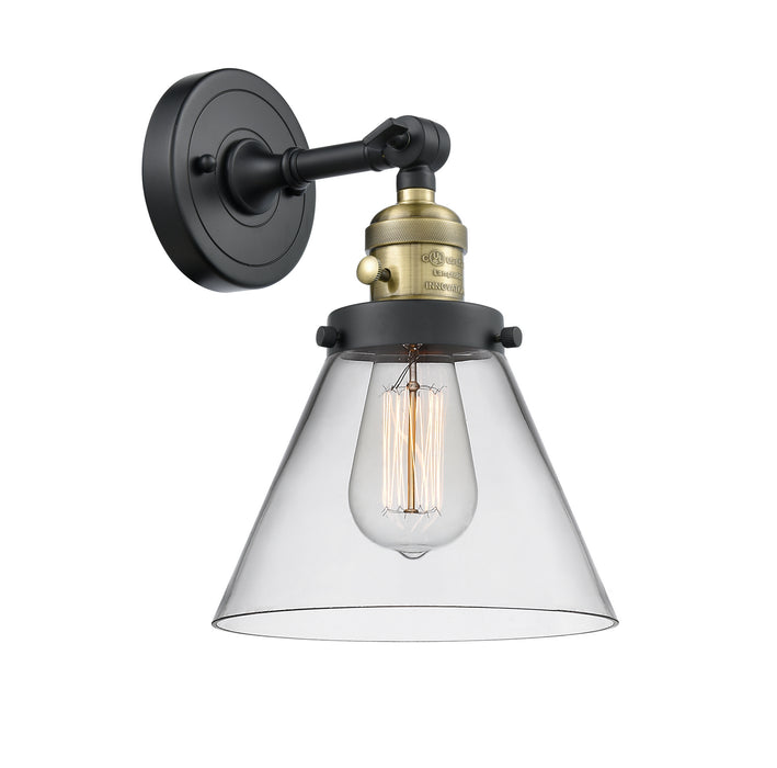 Innovations - 203SW-BAB-G42 - One Light Wall Sconce - Franklin Restoration - Black Antique Brass