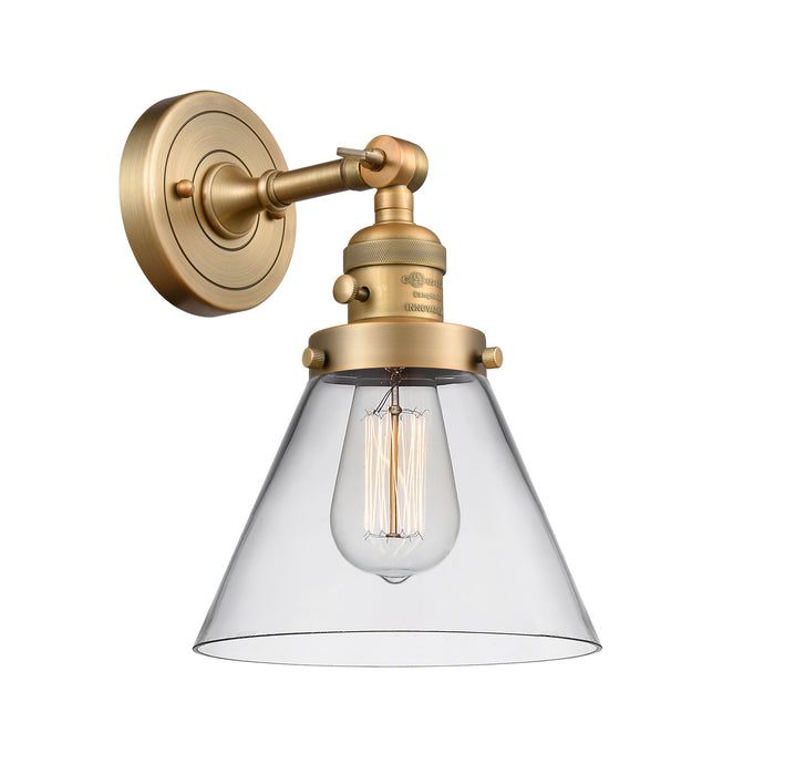 Innovations - 203SW-BB-G42 - One Light Wall Sconce - Franklin Restoration - Brushed Brass