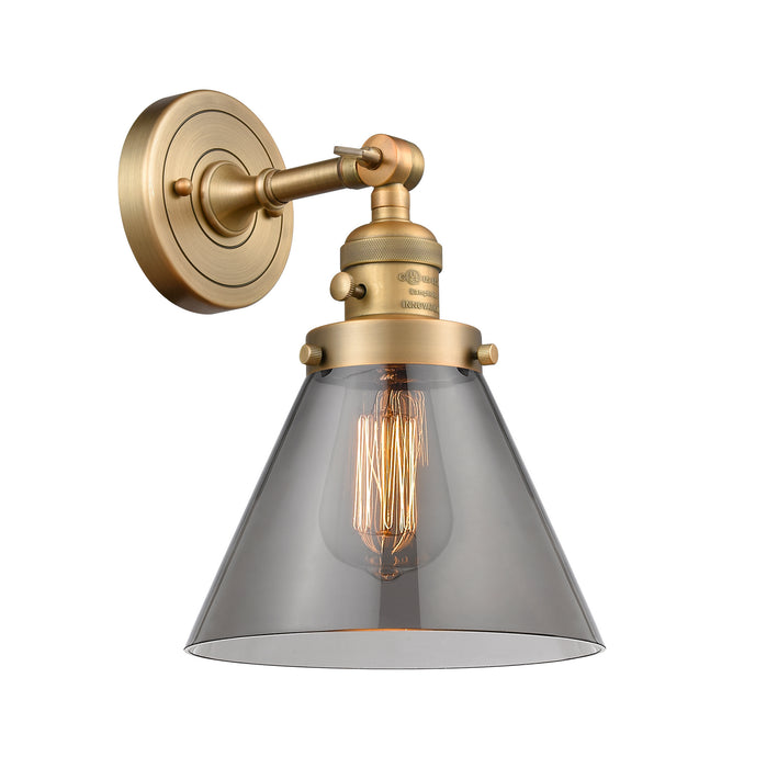 Innovations - 203SW-BB-G43 - One Light Wall Sconce - Franklin Restoration - Brushed Brass