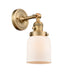 Innovations - 203SW-BB-G51 - One Light Wall Sconce - Franklin Restoration - Brushed Brass