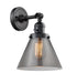 Innovations - 203SW-BK-G43 - One Light Wall Sconce - Franklin Restoration - Matte Black
