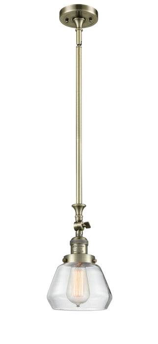 Innovations - 206-AB-G172 - One Light Mini Pendant - Franklin Restoration - Antique Brass