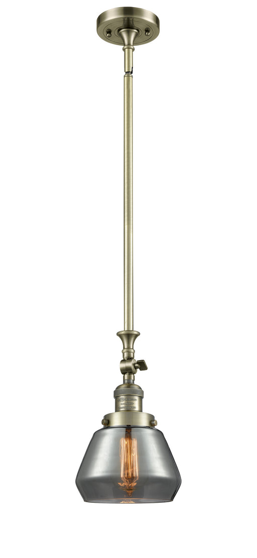 Innovations - 206-AB-G173 - One Light Mini Pendant - Franklin Restoration - Antique Brass