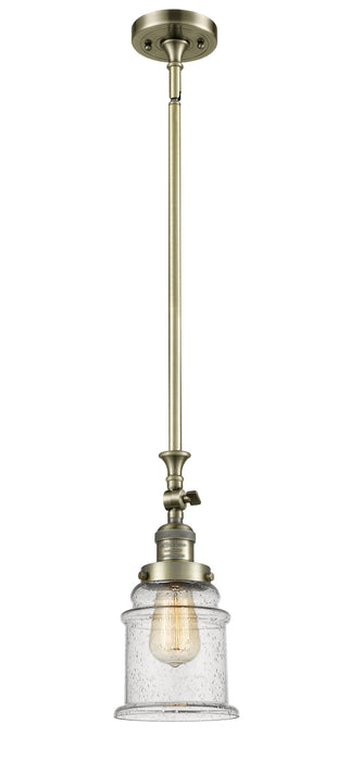 Innovations - 206-AB-G184 - One Light Mini Pendant - Franklin Restoration - Antique Brass