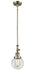 Innovations - 206-AB-G202-6 - One Light Mini Pendant - Franklin Restoration - Antique Brass