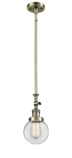 Franklin Restoration One Light Mini Pendant Antique Brass