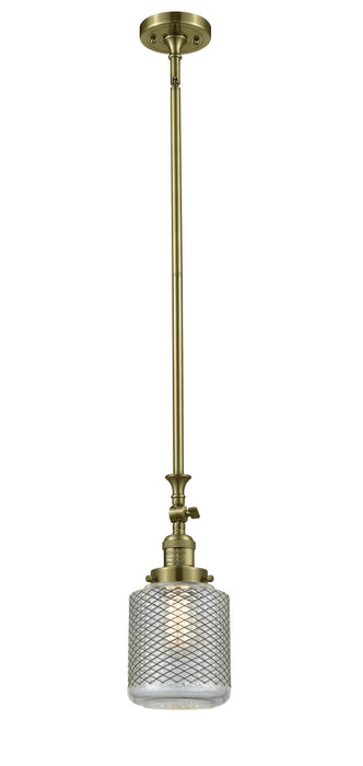 Innovations - 206-AB-G262 - One Light Mini Pendant - Franklin Restoration - Antique Brass