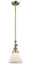 Innovations - 206-AB-G41 - One Light Mini Pendant - Franklin Restoration - Antique Brass