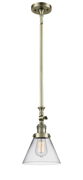 Innovations - 206-AB-G42 - One Light Mini Pendant - Franklin Restoration - Antique Brass