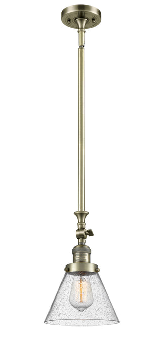 Innovations - 206-AB-G44 - One Light Mini Pendant - Franklin Restoration - Antique Brass