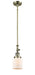 Innovations - 206-AB-G51 - One Light Mini Pendant - Franklin Restoration - Antique Brass