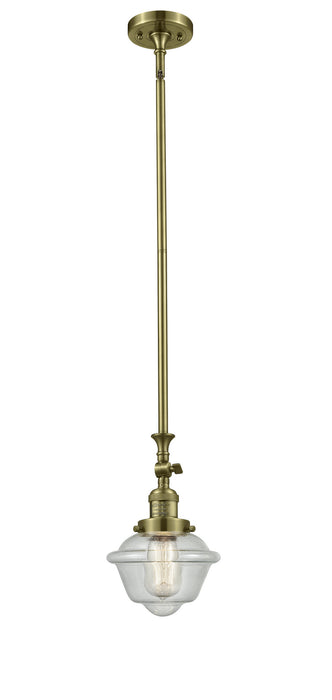 Innovations - 206-AB-G534 - One Light Mini Pendant - Franklin Restoration - Antique Brass