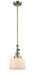 Innovations - 206-AB-G71-LED - LED Mini Pendant - Franklin Restoration - Antique Brass