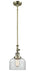Innovations - 206-AB-G72 - One Light Mini Pendant - Franklin Restoration - Antique Brass