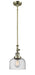 Innovations - 206-AB-G74 - One Light Mini Pendant - Franklin Restoration - Antique Brass