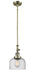 Innovations - 206-AB-G74-LED - LED Mini Pendant - Franklin Restoration - Antique Brass