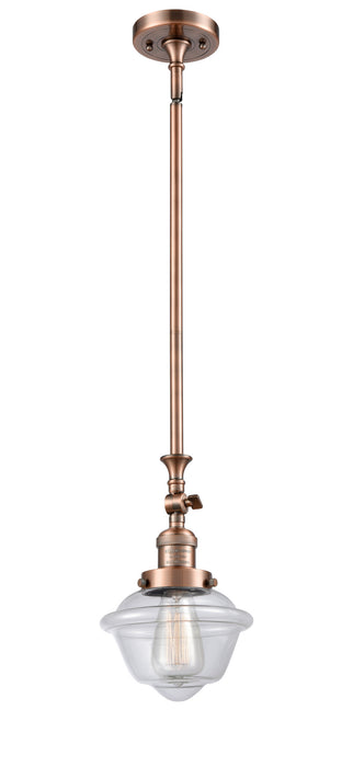 Innovations - 206-AC-G532 - One Light Mini Pendant - Franklin Restoration - Antique Copper
